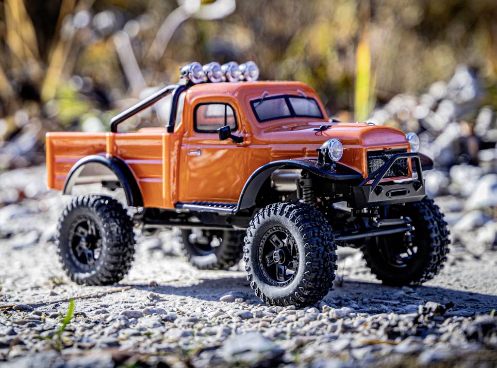 Absima Power Wagon V2 Brushed 1:18 RC Modellauto Elektro Crawler Allradantrieb (4WD) RtR 2,4GHz