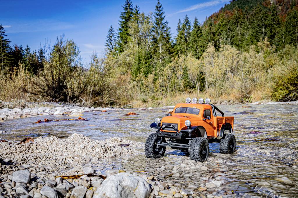 Absima Power Wagon V2 Brushed 1:18 RC Modellauto Elektro Crawler Allradantrieb (4WD) RtR 2,4GHz