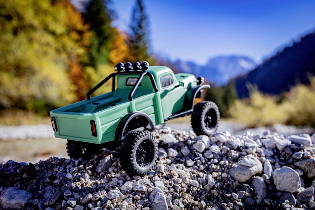 Absima Power Wagon V2 Brushed 1:18 RC Modellauto Elektro Crawler Allradantrieb (4WD) RtR 2,4GHz