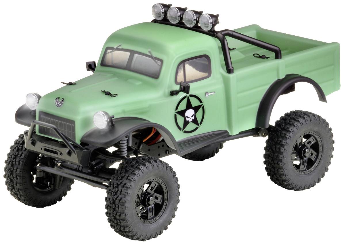 Absima Power Wagon V2 Brushed 1:18 RC Modellauto Elektro Crawler Allradantrieb (4WD) RtR 2,4GHz