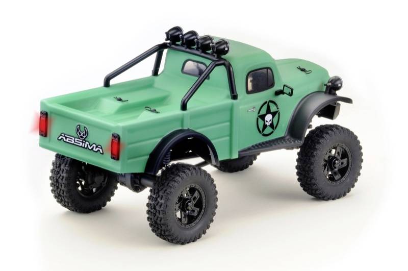 Absima Power Wagon V2 Brushed 1:18 RC Modellauto Elektro Crawler Allradantrieb (4WD) RtR 2,4GHz