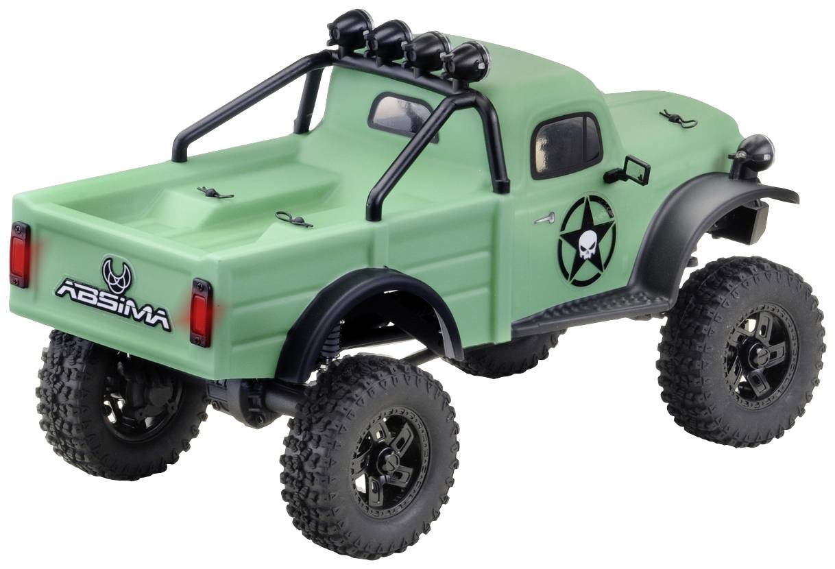 Absima Power Wagon V2 Brushed 1:18 RC Modellauto Elektro Crawler Allradantrieb (4WD) RtR 2,4GHz