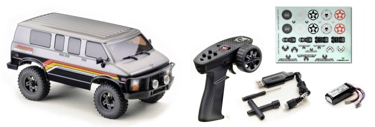 Absima Rock Van V2 Brushed 1:18 RC Modellauto Elektro Crawler Allradantrieb (4WD) RtR 2,4GHz