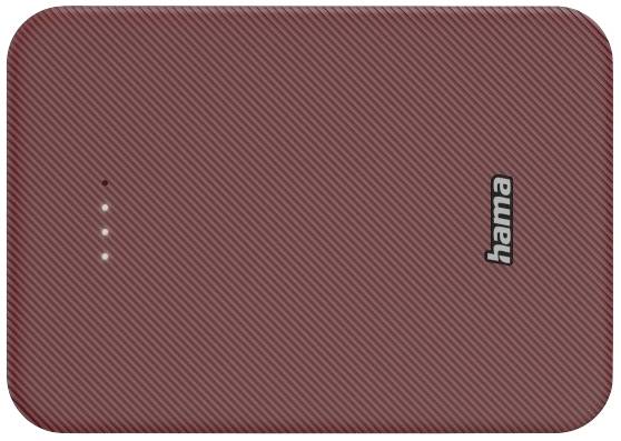 Hama Powerbank 10000 mAh Fast Charge LiPo Rot