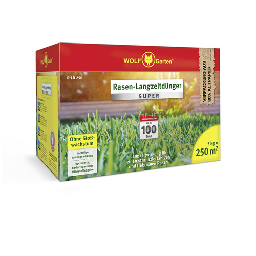 WOLF-Garten 3831035 R-LD 250 Rasen-Langzeitdünger - 250 qm 1 St.