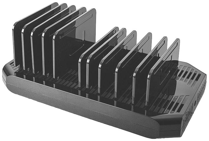 LINDY USB Ladegerät 120W 2x USB-C®, 8x USB-A Schwarz Innenbereich