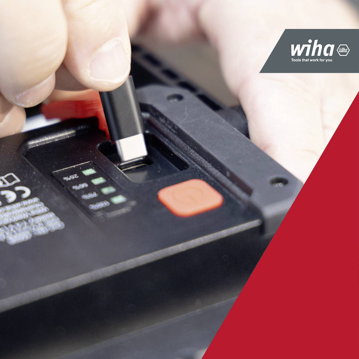 Wiha SB490FL01 Akku-Baustrahler 3000lm 45698