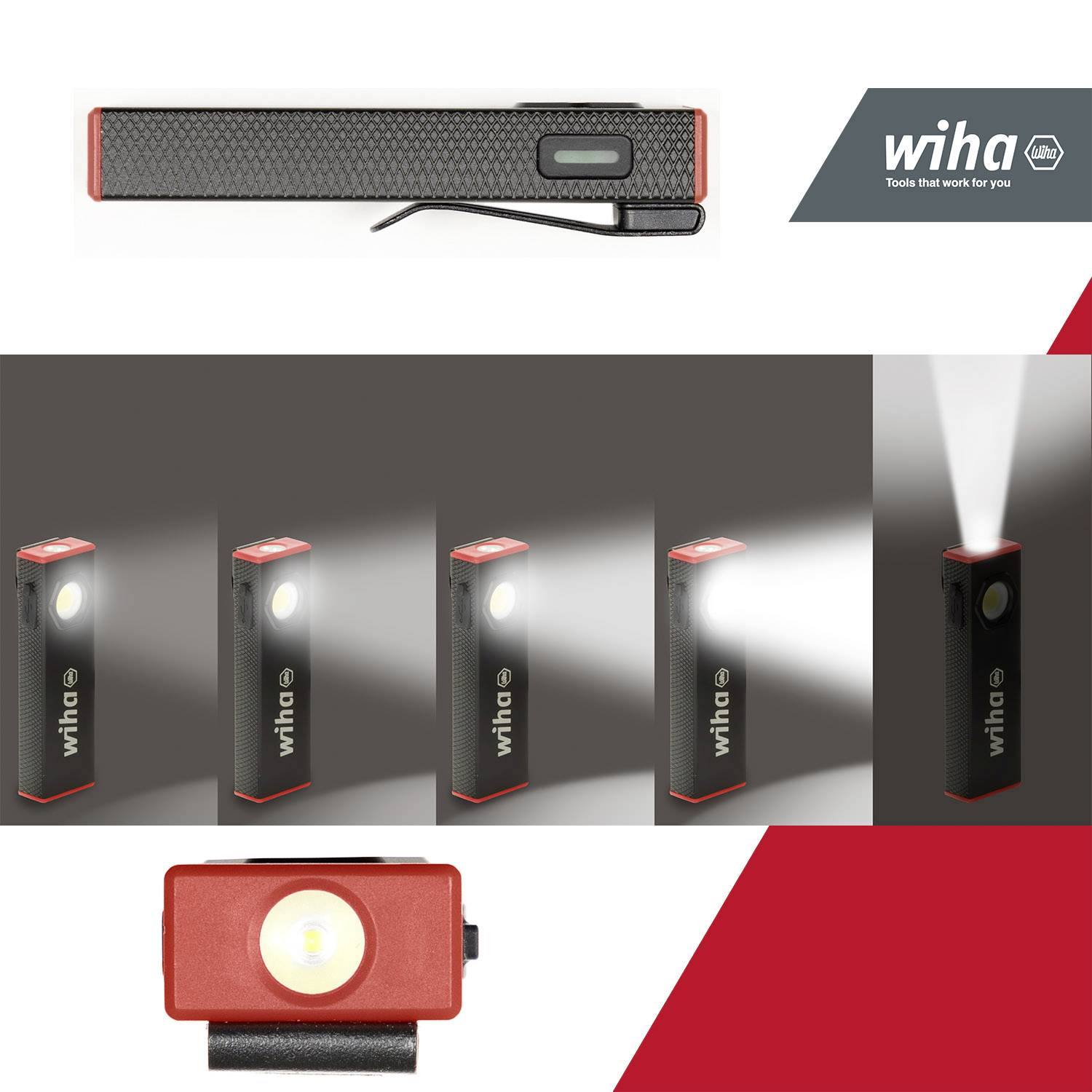 Wiha Handlampe SB490PL01 800 lm 45701