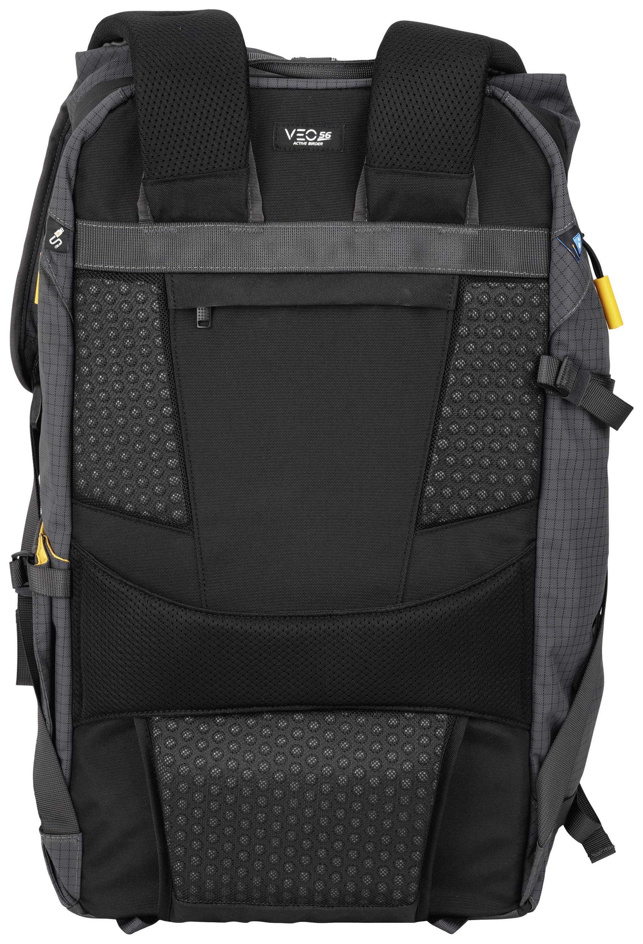 Vanguard VEO ACTIVE BIRDER 56 GY Rucksack Innenmaß (B x H x T)=310 x 560 x 180mm Regenschutz, Tabletfach
