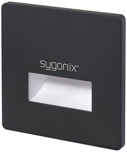 Sygonix SY-6179432 LED-Wandeinbauleuchte 1.2 W LED Schwarz
