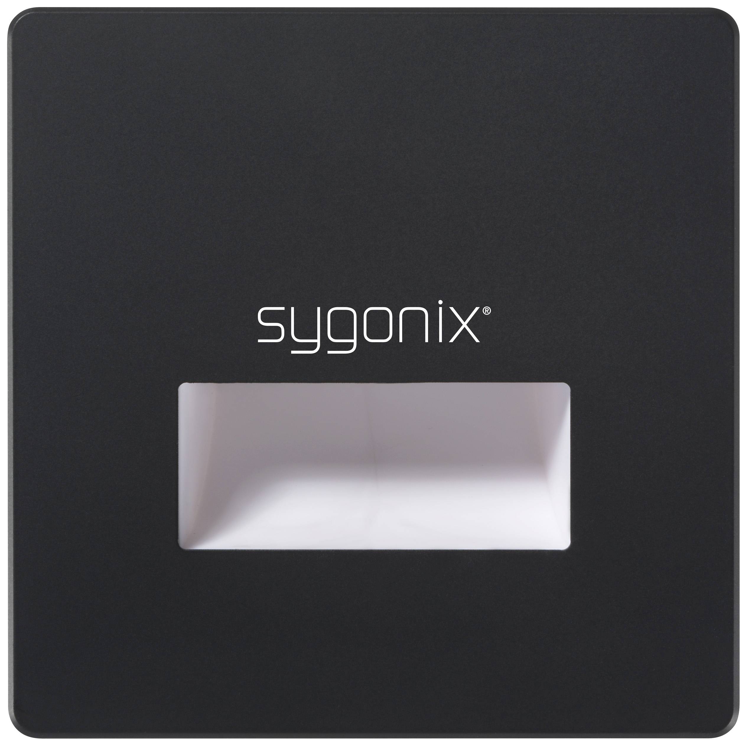 Sygonix SY-6179432 LED-Wandeinbauleuchte 1.2W LED Schwarz