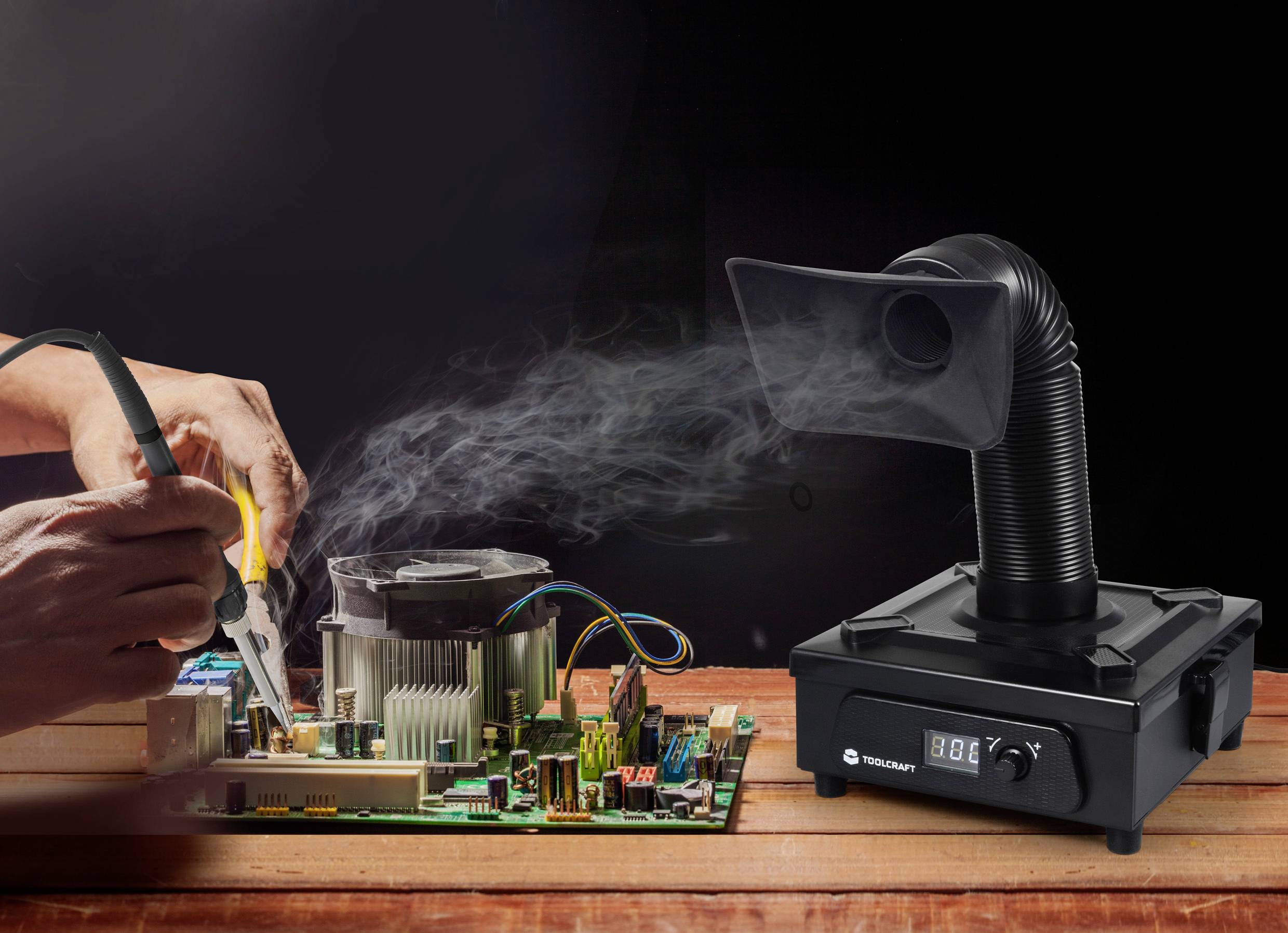 TOOLCRAFT FE-300 Lötrauchabsaugung 15W 60 dB 1St.