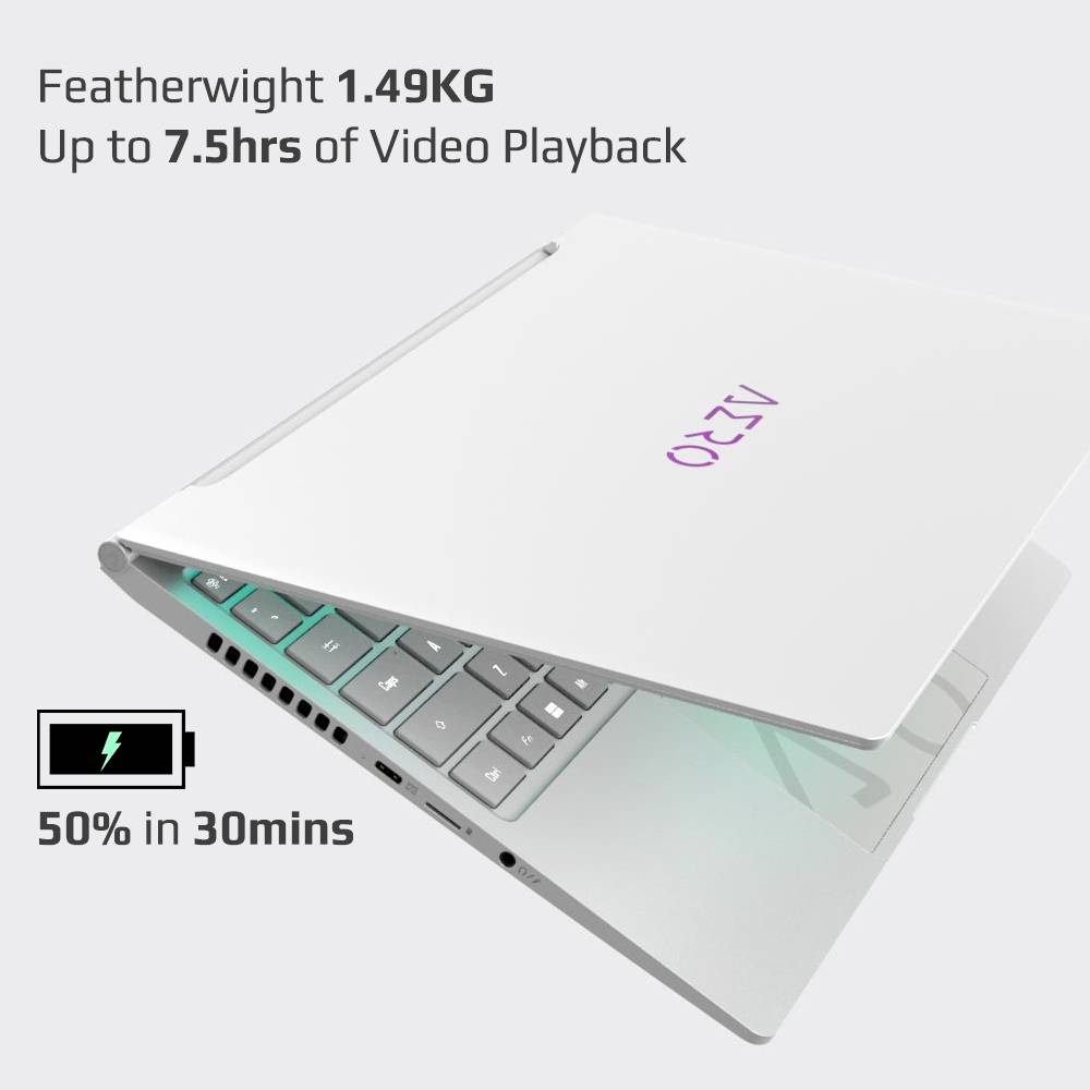 Gigabyte Gaming Notebook AERO 14 OLED BMF-H2DEBB3SH 35.6 cm (14 Zoll) 2.8K Intel® Core™ 7 13620H 16 GB RAM 512 GB SSD Deutsch, QWERTZ Silbe