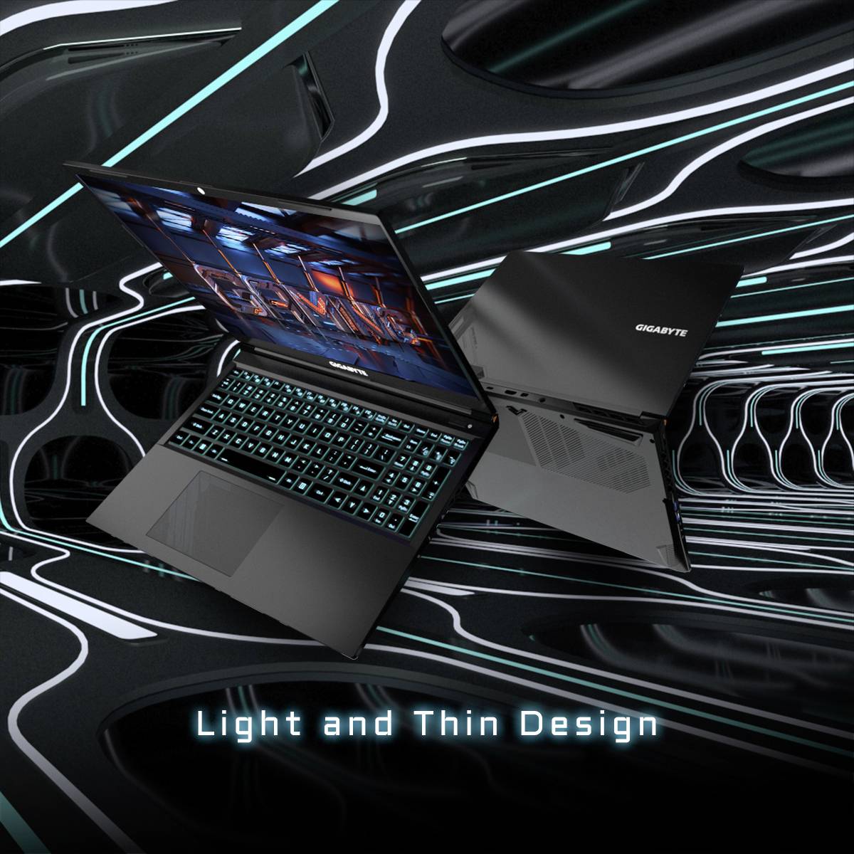 Gigabyte Gaming Notebook G5 MF5-H2DE354KH 39.6 cm (15.6 Zoll) Full HD Intel® Core™ i7 i7-13620H 16 GB RAM 1 TB SSD Deutsch, QWERTZ Schwarz