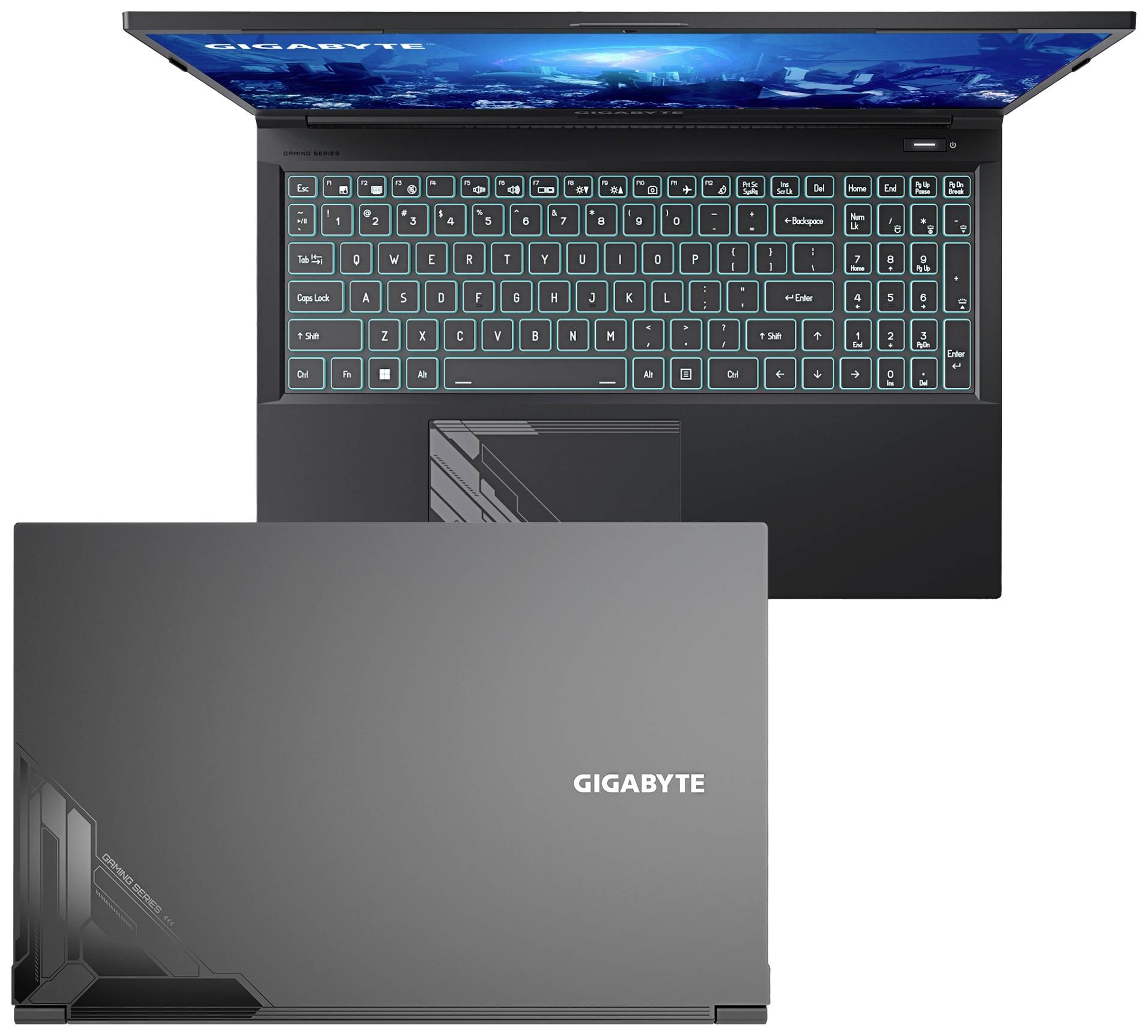 Gigabyte Gaming Notebook G5 MF5-H2DE354KH 39.6 cm (15.6 Zoll) Full HD Intel® Core™ i7 i7-13620H 16 GB RAM 1 TB SSD Deutsch, QWERTZ Schwarz