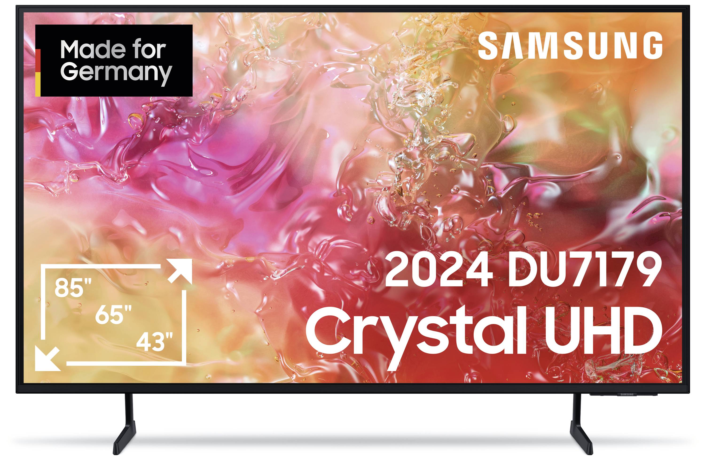 Samsung Crystal UHD 4K DU7179 LED-TV 189cm 75 Zoll EEK G (A - G) CI+, DVB-C, DVB-S2, DVB-T2 HD, WLAN, UHD, Smart TV Schwarz