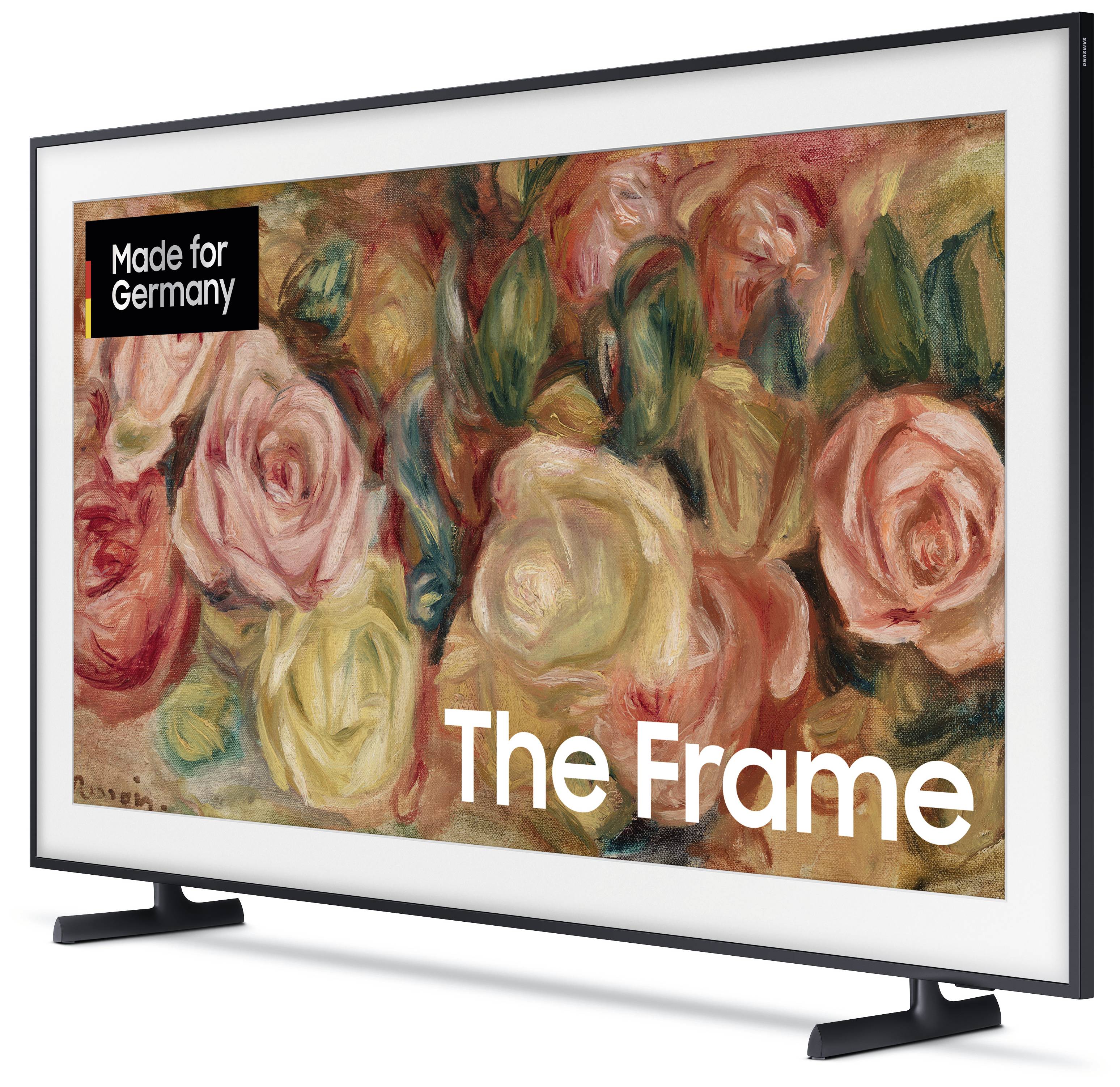 Samsung QLED 4K "The Frame" LS03D QLED-TV 108 cm 43 Zoll EEK G (A - G) CI+, DVB-T2 HD, WLAN, UHD, Smart TV, QLED Schwarz