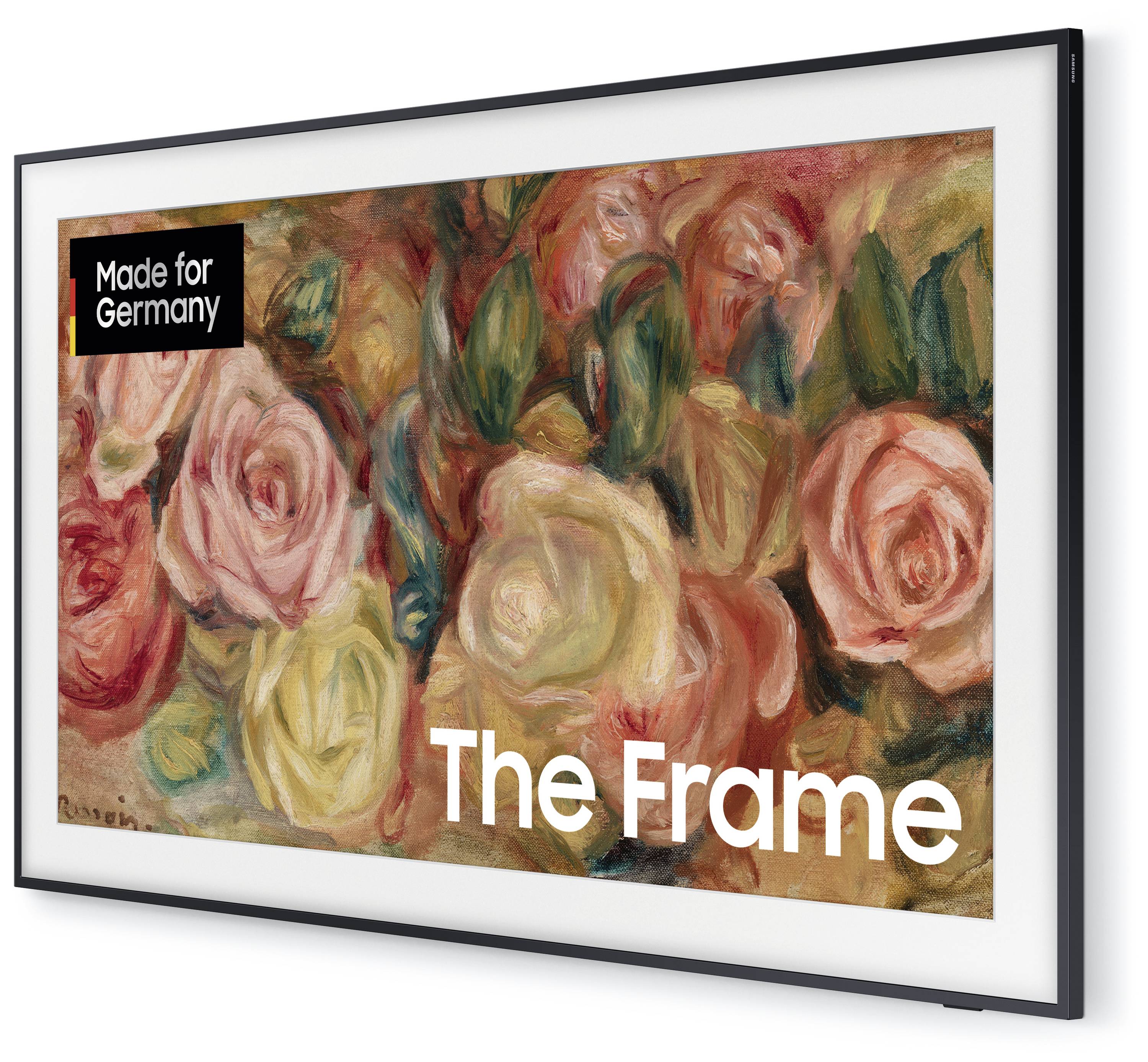 Samsung QLED 4K "The Frame" LS03D QLED-TV 108 cm 43 Zoll EEK G (A - G) CI+, DVB-T2 HD, WLAN, UHD, Smart TV, QLED Schwarz