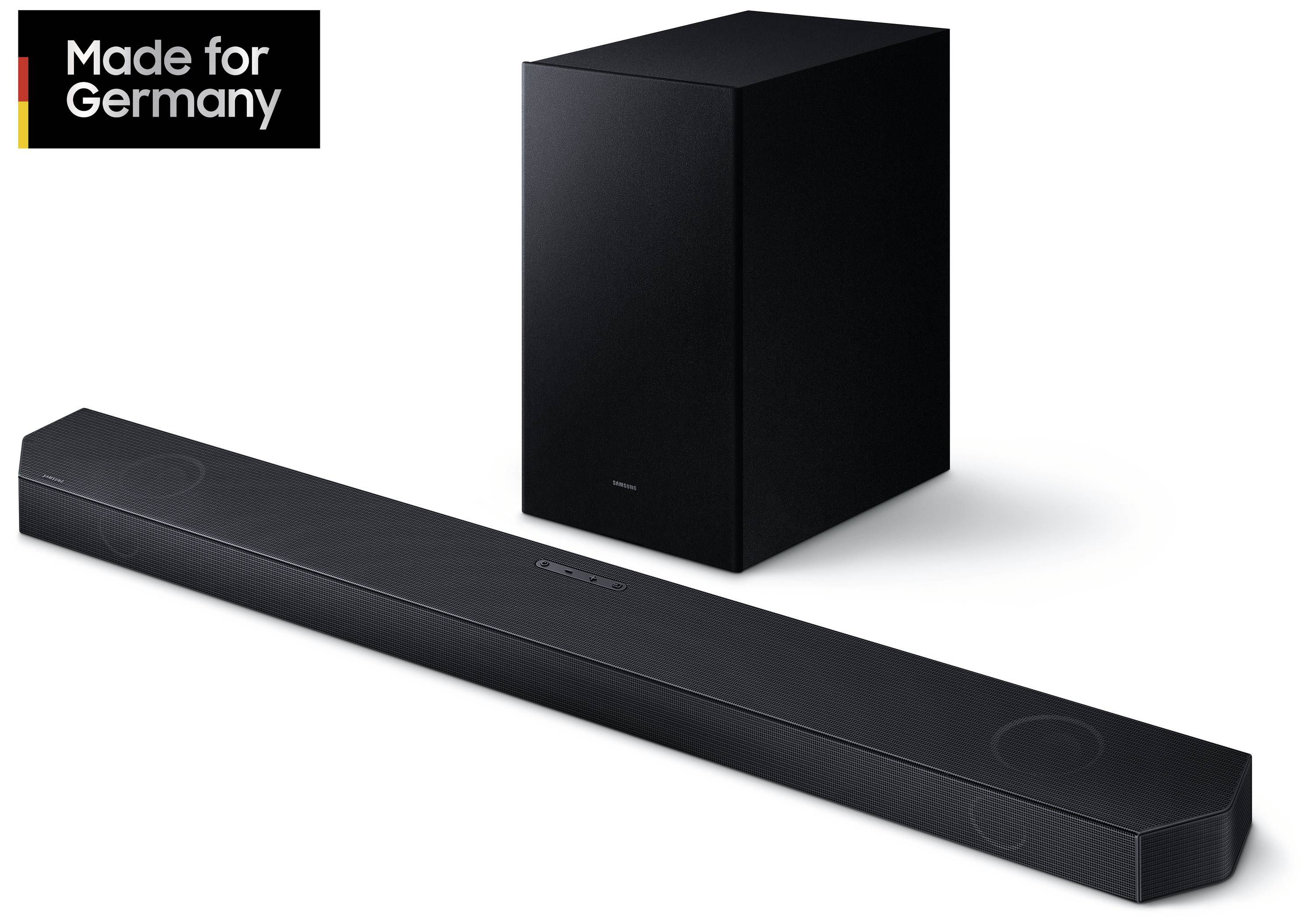 Samsung Q-Soundbar HW-Q710GD Surround System Schwarz Dolby Atmos®, Bluetooth®, High-Resolution Audio, WLAN, Wandbefestigung