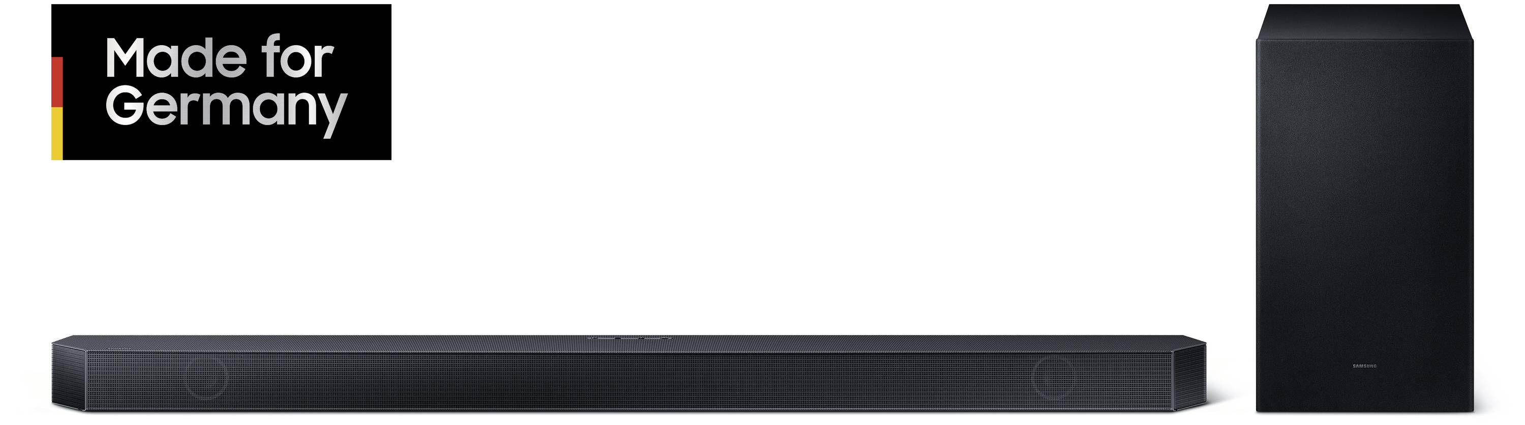 Samsung Q-Soundbar HW-Q710GD Surround System Schwarz Dolby Atmos®, Bluetooth®, High-Resolution Audio, WLAN, Wandbefestigung