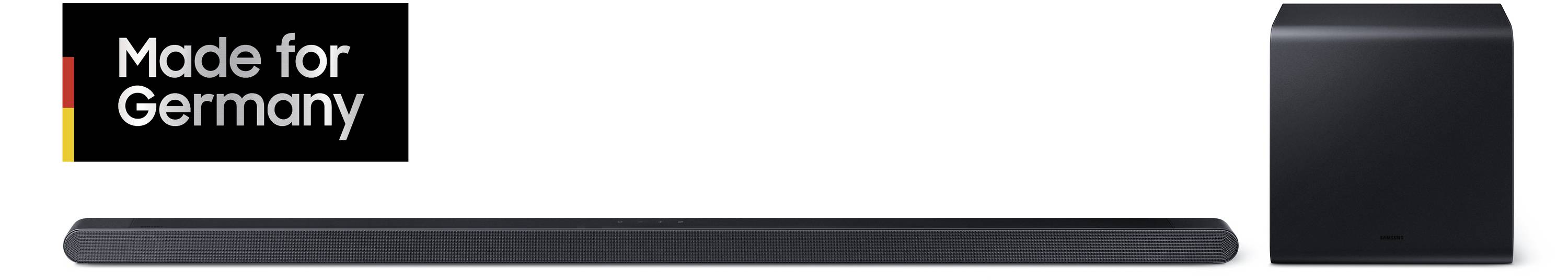 Samsung Ultra Slim Soundbar HW-S810GD Surround System Schwarz Bluetooth®, Dolby Atmos®, WLAN, Wandbefestigung, Sprachsteuerung