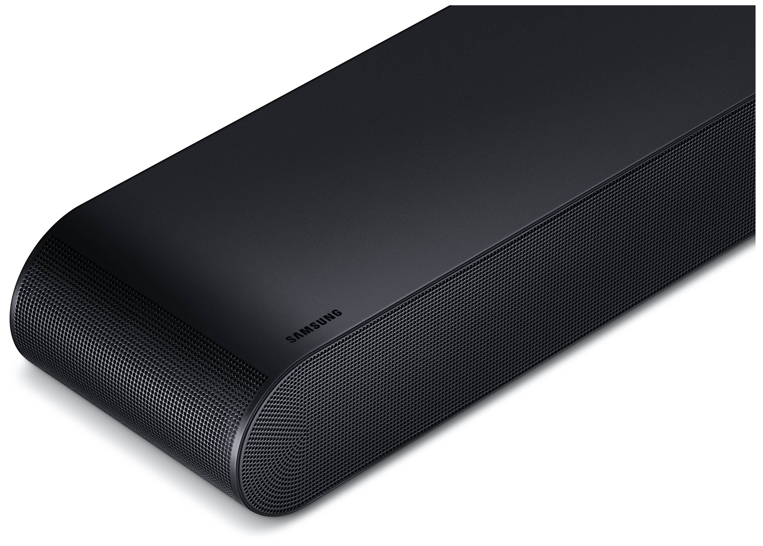 Samsung S-Soundbar HW-S66GD Soundbar Schwarz Bluetooth®, Dolby Atmos®, High-Resolution Audio, WLAN, Sprachsteuerung, Wandbefestigung