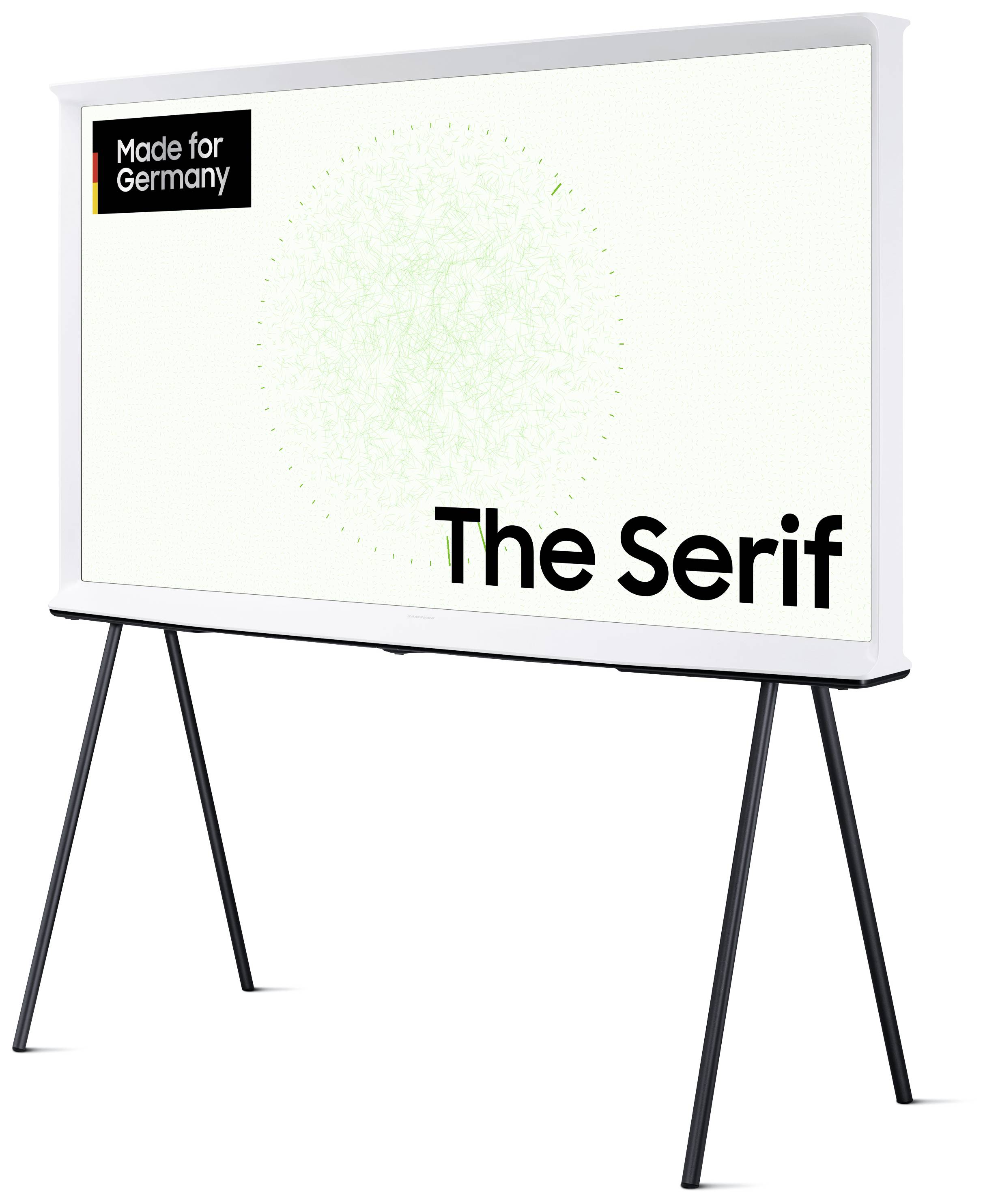 Samsung QLED 4K "The Serif" LS01DA QLED-TV 125cm 50 Zoll EEK G (A - G) DVB-C, DVB-S2, DVB-T2, WLAN, UHD, Smart TV Weiß, Schwarz