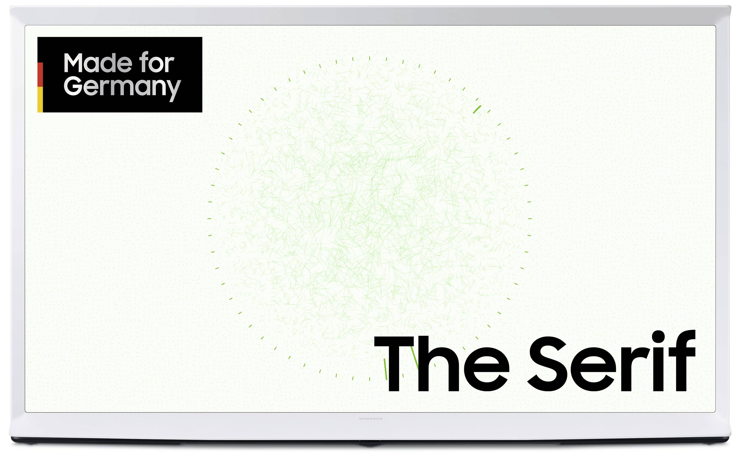 Samsung QLED 4K "The Serif" LS01DA QLED-TV 108 cm 43 Zoll EEK G (A - G) DVB-C, DVB-S2, DVB-T2, WLAN, UHD, Smart TV Weiß, Schwarz