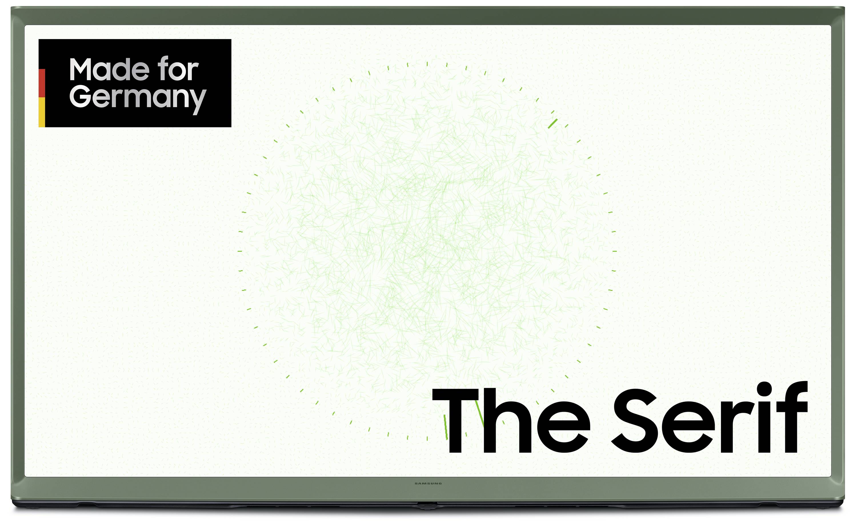 Samsung QLED 4K "The Serif" LS01DB QLED-TV 138 cm 55 Zoll EEK F (A - G) DVB-C, DVB-S2, DVB-T2, WLAN, UHD, Smart TV Grün