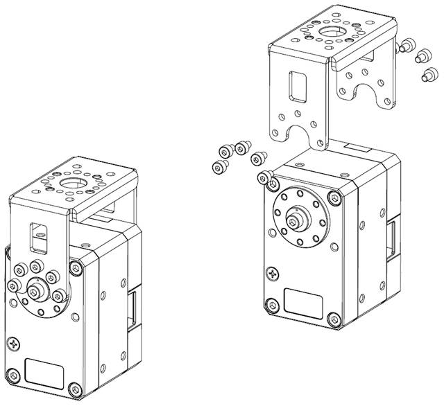 Robotis Halterung MBS-ME-54
