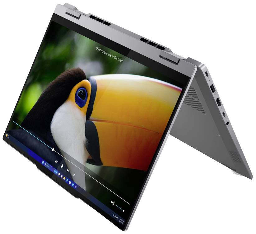Lenovo 2-in-1 Notebook / Tablet ThinkBook 14 2-in-1 G4 IML 35.6 cm (14 Zoll) WUXGA Intel® Core™ Ultra 7 Ultra 7-155U 32 GB RAM 1 TB SSD Deutsch,