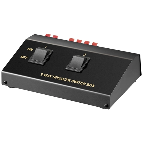 Goobay 60928 2 Port Lautsprecher-Umschalter einzeln schaltbar Goobay 60928 2 Port Lautsprecher-Umschalter einzeln schaltbar