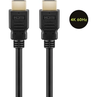 Goobay HDMI Anschlusskabel HDMI-A Stecker, HDMI-A Stecker 7.50 m Schwarz 61162 4K UHD, vergoldet, e Goobay HDMI Anschlusskabel HDMI-A Stecker, HDMI-A Stecker 7.50 m Schwarz 61162 4K UHD, vergoldet, e