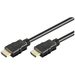 Goobay HDMI Anschlusskabel HDMI-A Stecker, HDMI-A Stecker 7.50 m Schwarz 61162 4K UHD, vergoldet, e Goobay HDMI Anschlusskabel HDMI-A Stecker, HDMI-A Stecker 7.50 m Schwarz 61162 4K UHD, vergoldet, e