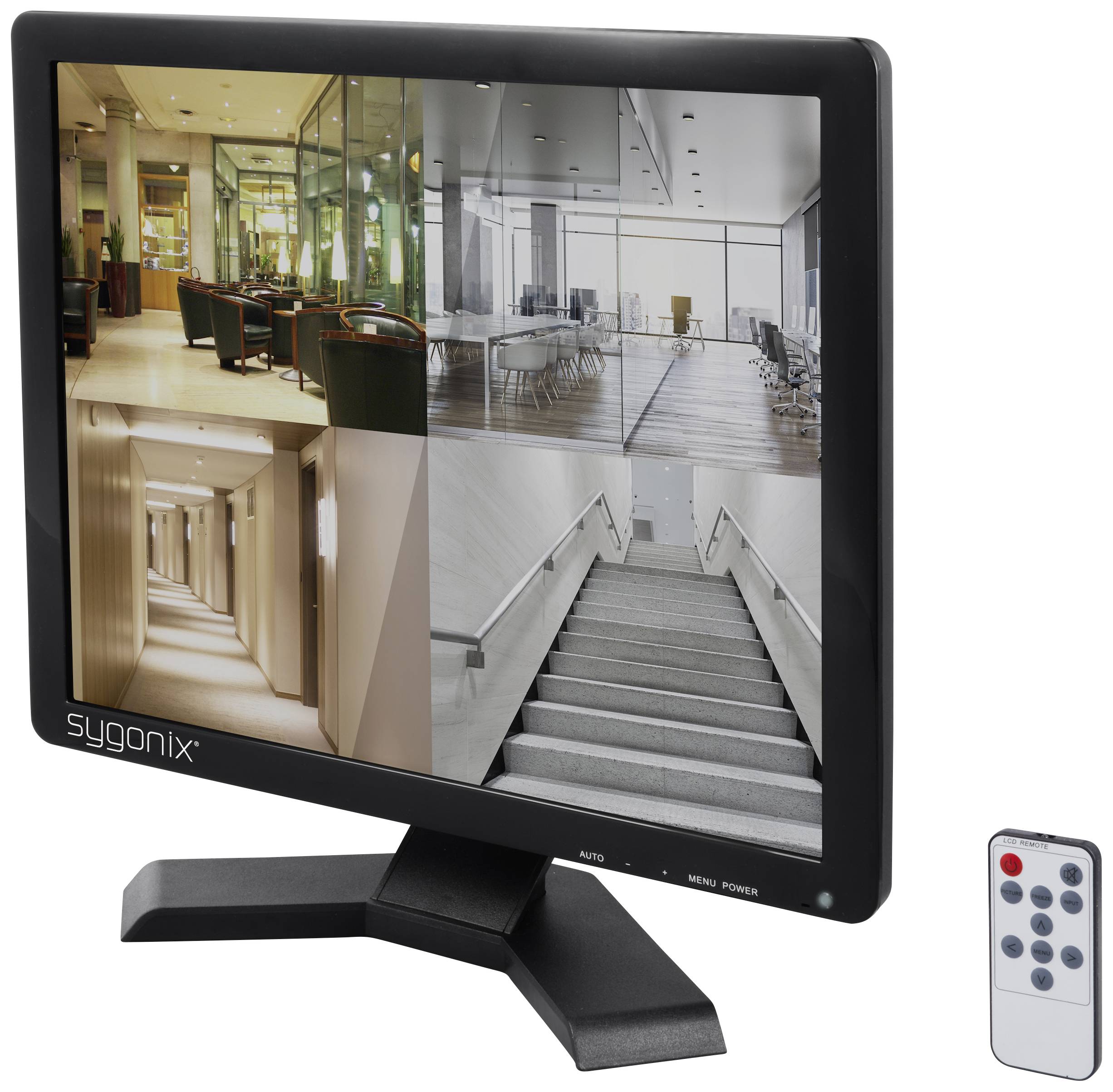 Sygonix SY-6180356 LCD-Überwachungsmonitor EEK: E (A - G) 43.18 cm 17 Zoll 1280 x 1024 Pixel Schwar