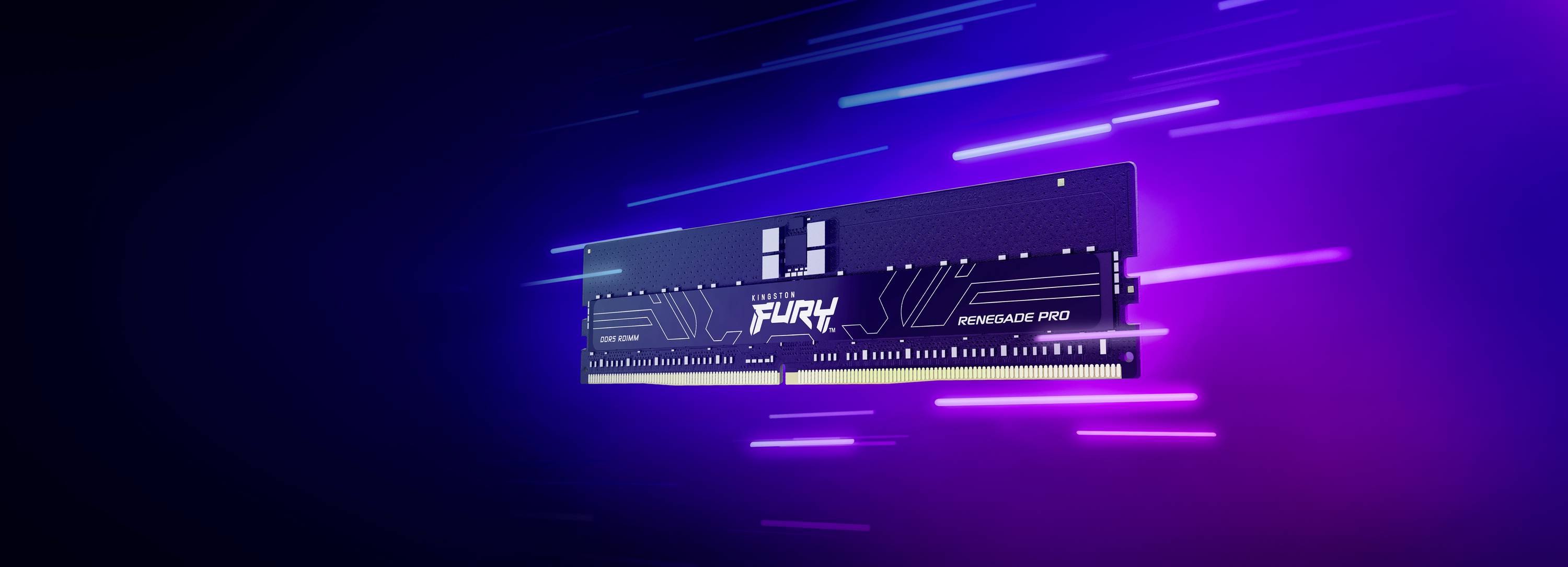 Kingston FURY Renegade Pro PC-Arbeitsspeicher Modul Retail DDR5 16 GB 1 x 16 GB on-die ECC 6000 MHz 288pin DIMM CL32 KF560R32RBE-16