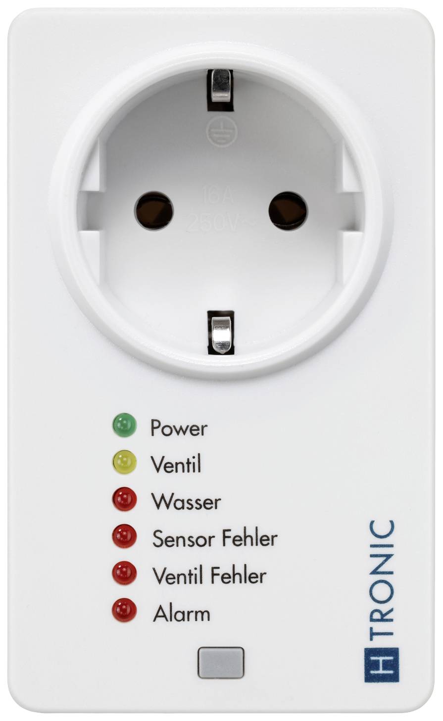 H-Tronic 1114725 WSS 1 Wassermelder mit externem Sensor netzbetrieben, über Steckdose
