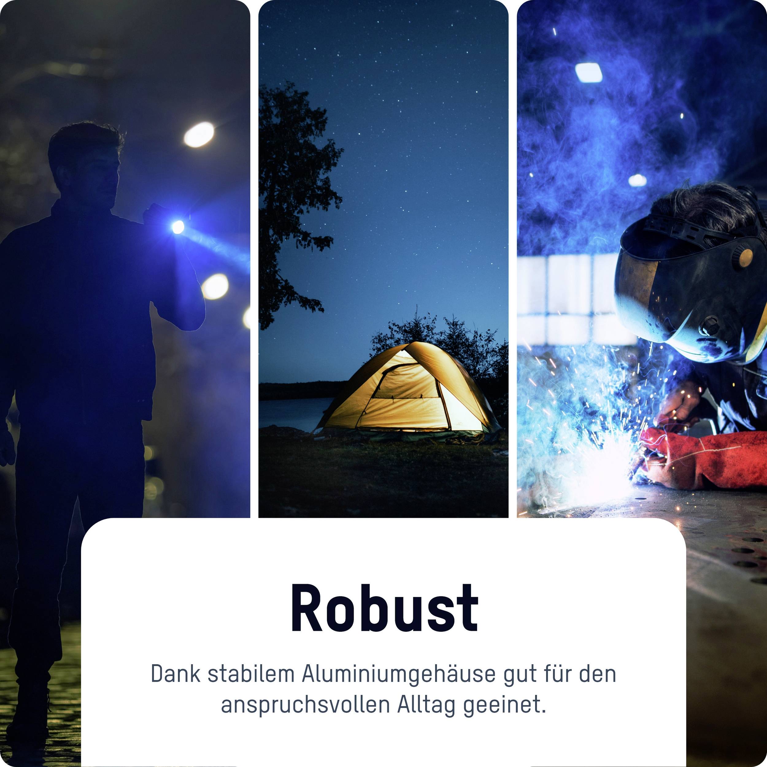 Ansmann 1600-0597 ML400R Mobile Kleinleuchte LED Schwarz