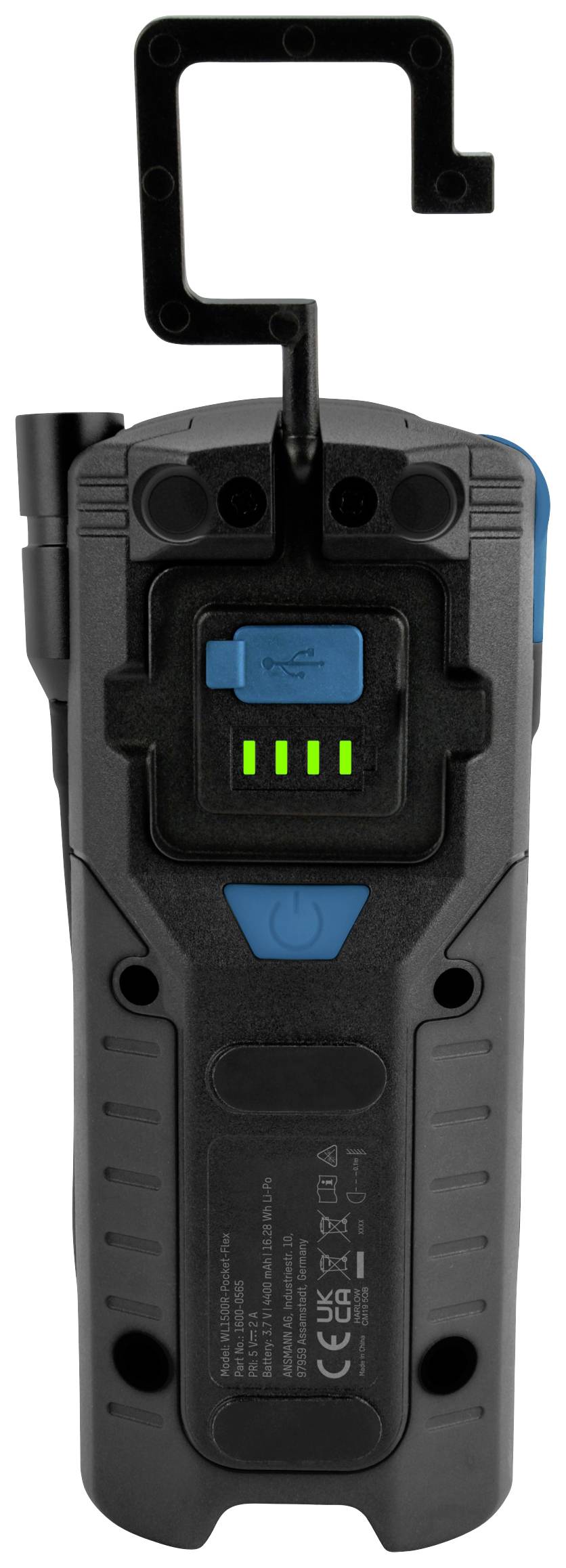 Ansmann 1600-0565 Worklight-WL1500R-Pocket-Flex LED Arbeitsleuchte akkubetrieben 1600 lm