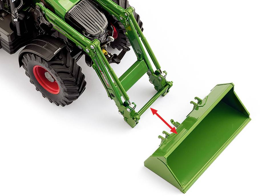 Wiking 077869 Spur 1 Landwirtschafts Modell Fendt 724 Vario mit Frontlader Cargo 6.100