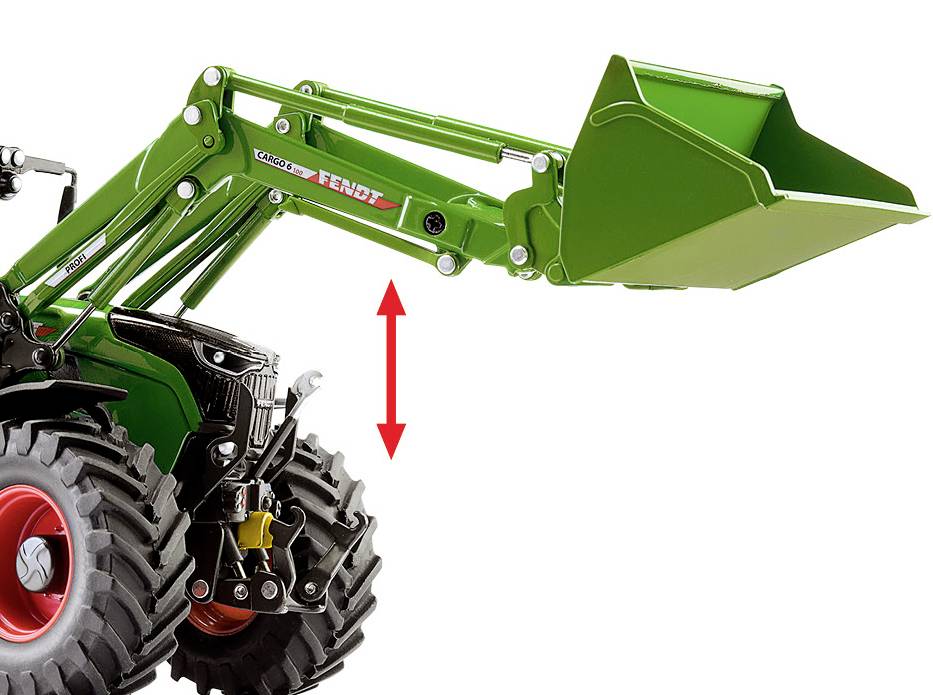 Wiking 077869 Spur 1 Landwirtschafts Modell Fendt 724 Vario mit Frontlader Cargo 6.100