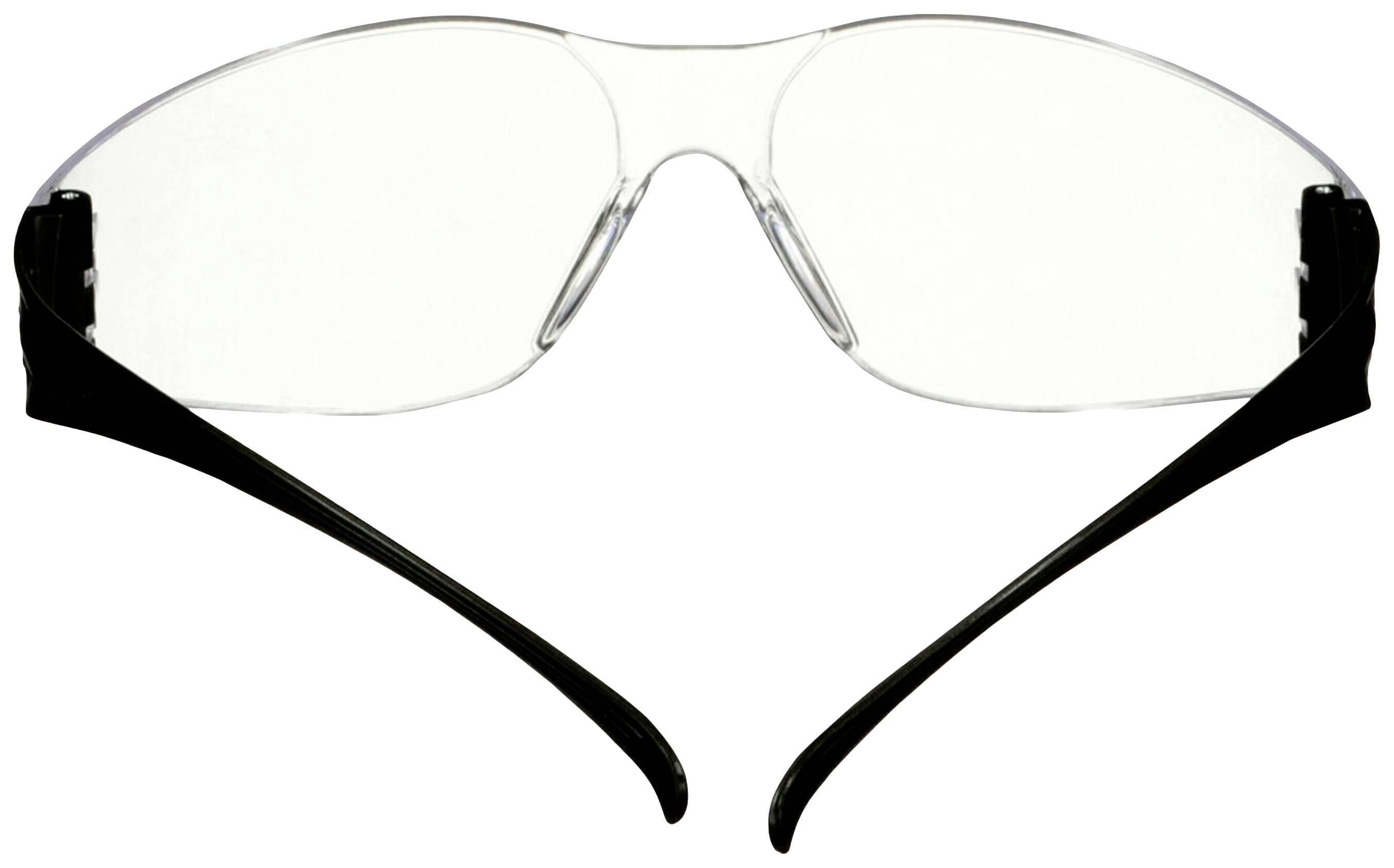 3M SF101AF-BLK Schutzbrille mit Antibeschlag-Schutz, mit Antikratz-Schutz Schwarz