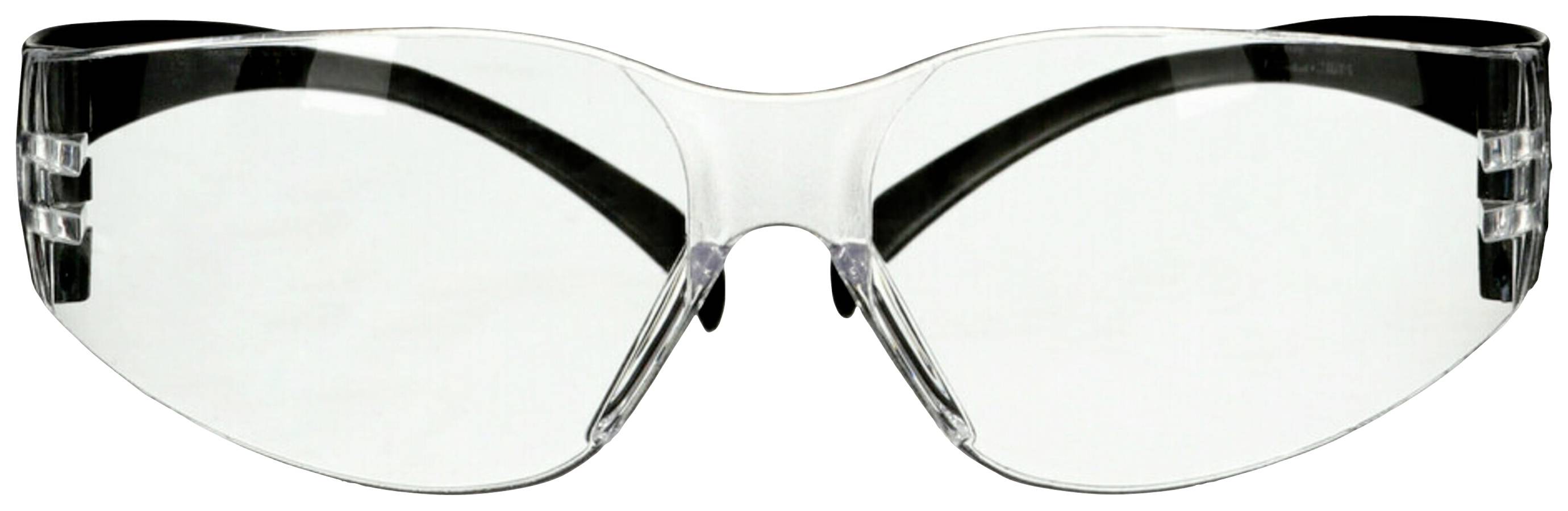 3M SF101AF-BLK Schutzbrille mit Antibeschlag-Schutz, mit Antikratz-Schutz Schwarz