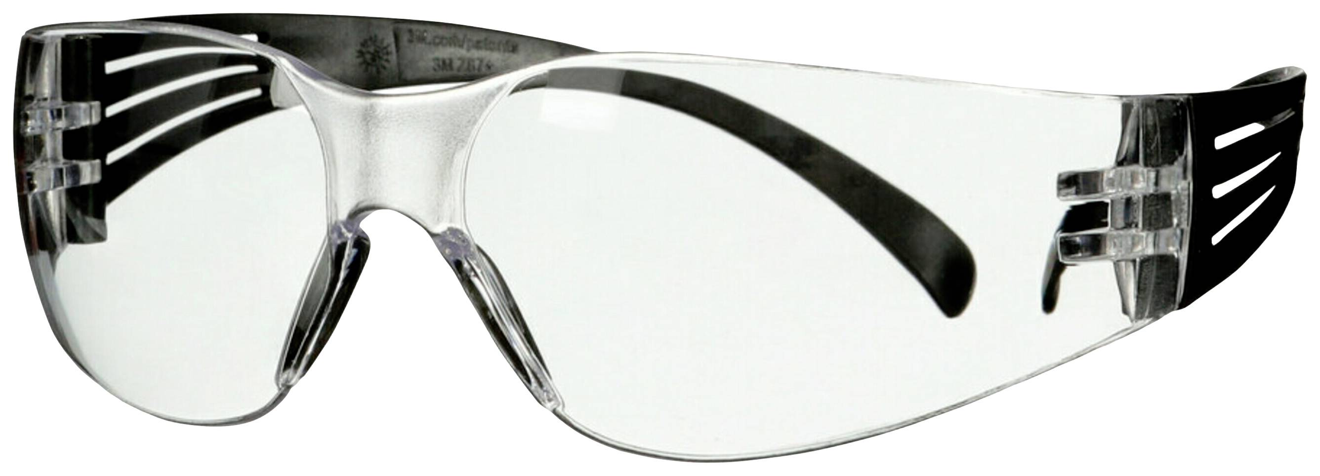 3M SF101AF-BLK Schutzbrille mit Antibeschlag-Schutz, mit Antikratz-Schutz Schwarz