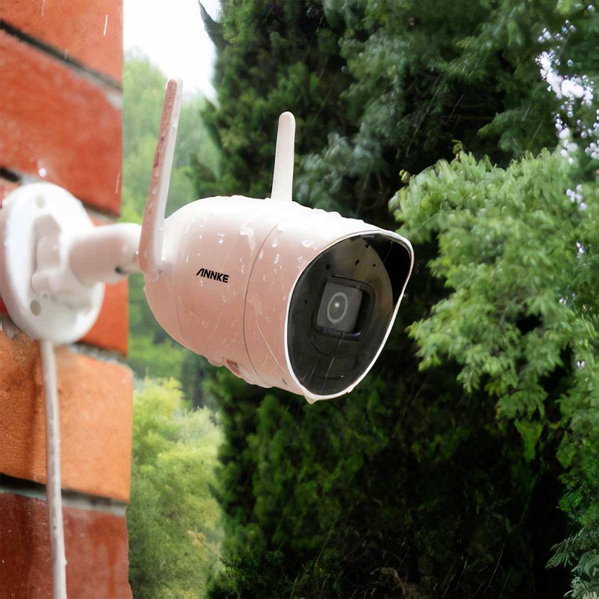 Annke N48WHS+I51CE*4 WLAN IP-Überwachungskamera-Set 8-Kanal mit 4 Kameras 2560 x 1920 Pixel