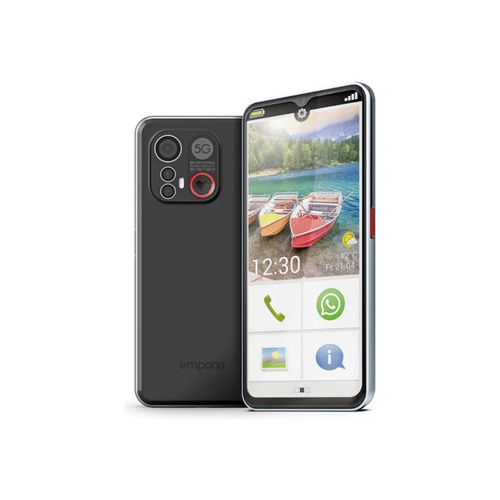 Emporia SMART.6 5G Smartphone 128 GB 16.7 cm (6.58 Zoll) Schwarz Android™ 13