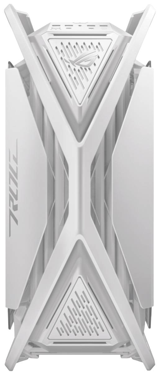 Asus GR701 ROG Hyperion White Midi-Tower Gaming-Gehäuse Weiß 4 vorinstallierte Lüfter, Integrierte Beleuchtung, Staubfilter