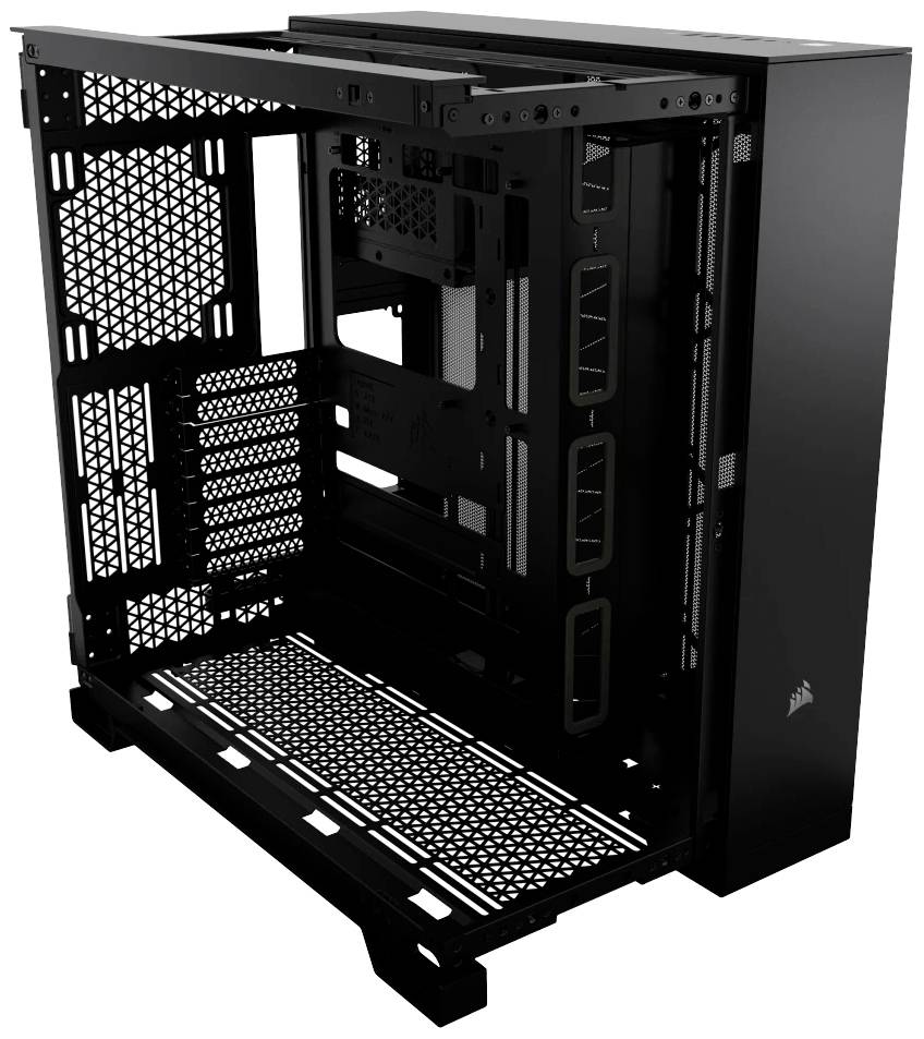 Corsair 6500D AIRFLOW Midi-Tower PC-Gehäuse Schwarz Seitenfenster