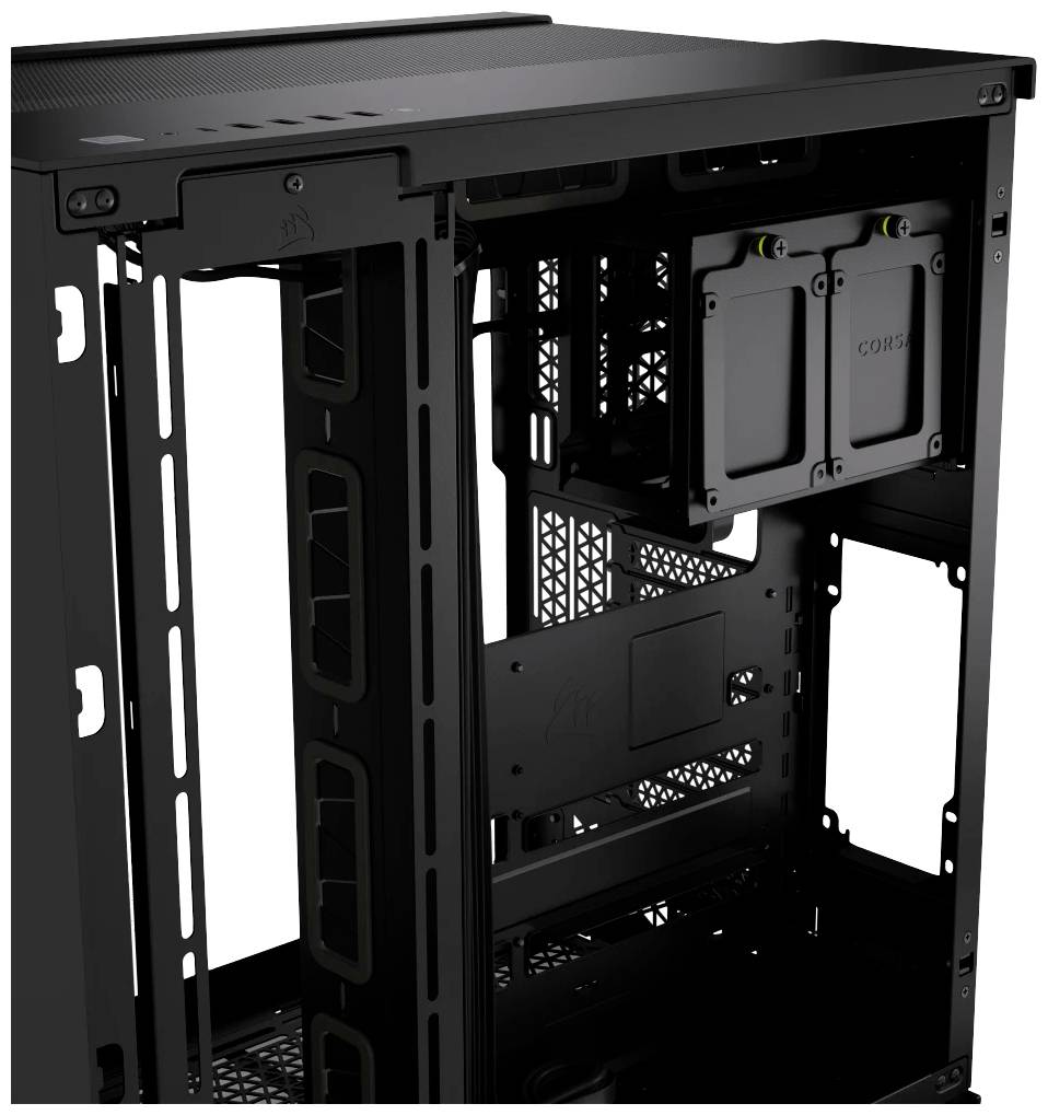 Corsair 6500D AIRFLOW Midi-Tower PC-Gehäuse Schwarz Seitenfenster