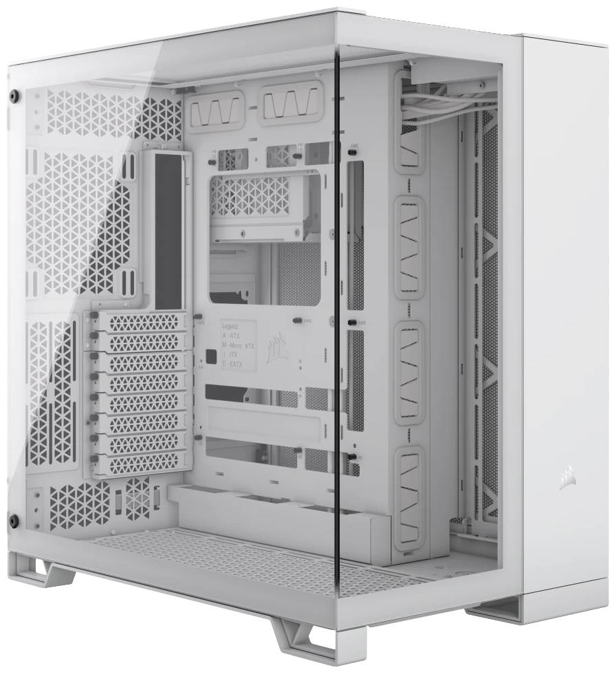 Corsair 6500X Midi-Tower PC-Gehäuse Weiß Seitenfenster